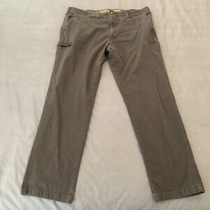 Lee‎ Extreme Comfort Pants Mens 42x34 Brown Straight Fit Performance Stretch